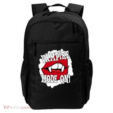 Vampire Mode On Fangs Lips Halloween Backpack