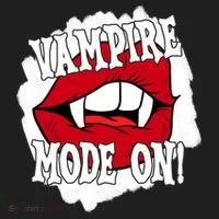 Vampire Mode On Fangs Lips Halloween Tumbler thumb 3