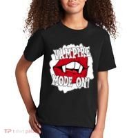 Vampire Mode On Fangs Lips Halloween Kids T-Shirt thumb 2