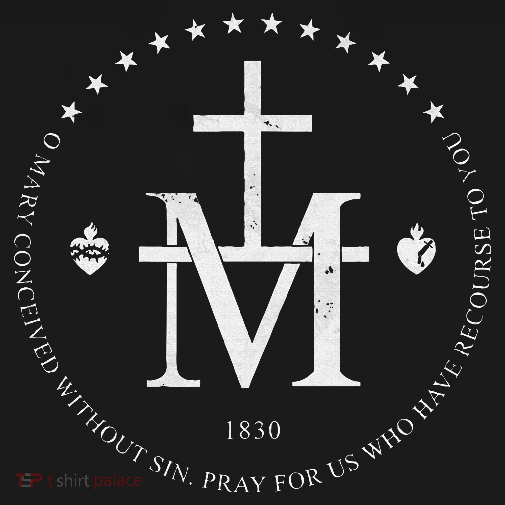 Virgin Mary Of Miraculous Medal Our Lady Marian Cross Women's Hoodie