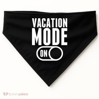 Vacation Mode On USA-Made Doggie Bandana
