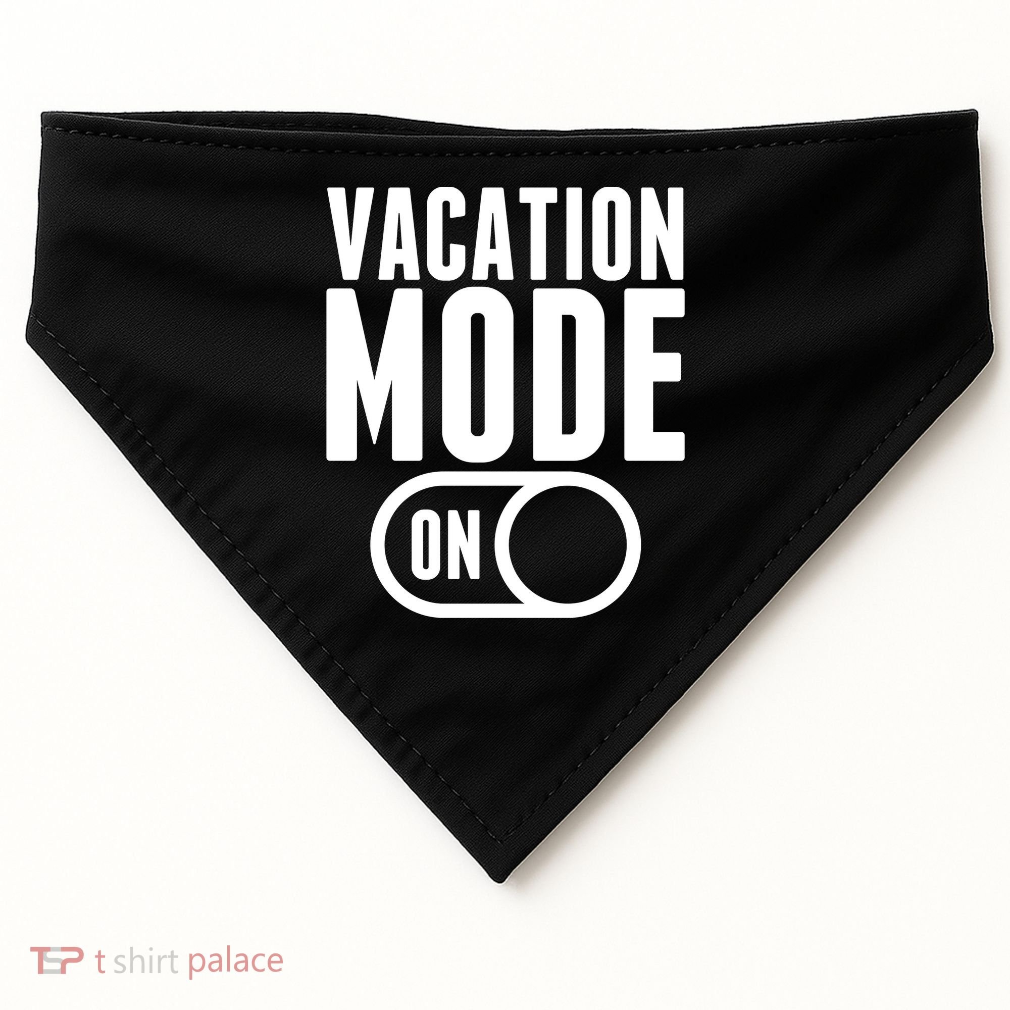 Vacation Mode On USA-Made Doggie Bandana