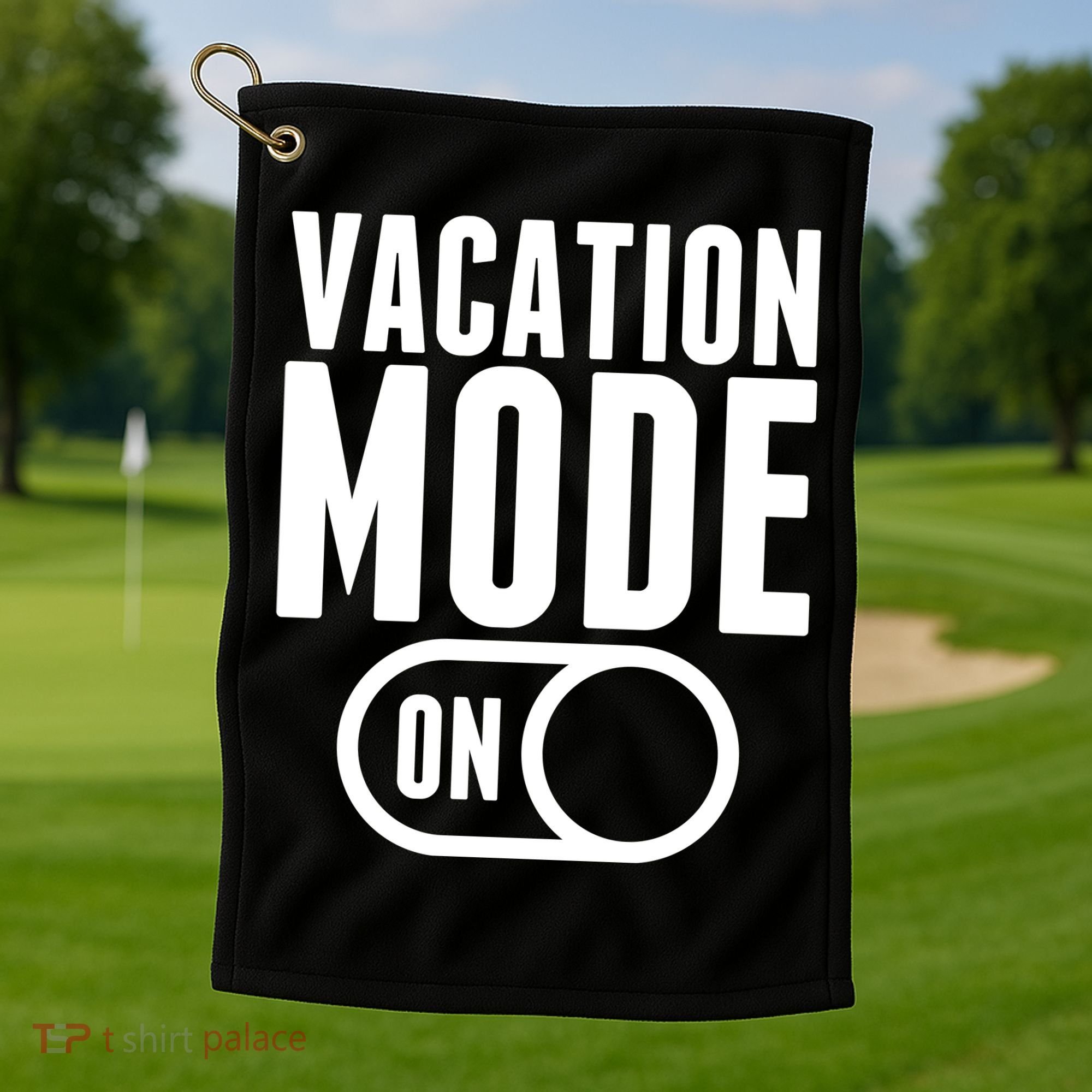 Vacation Mode On Golf Towel