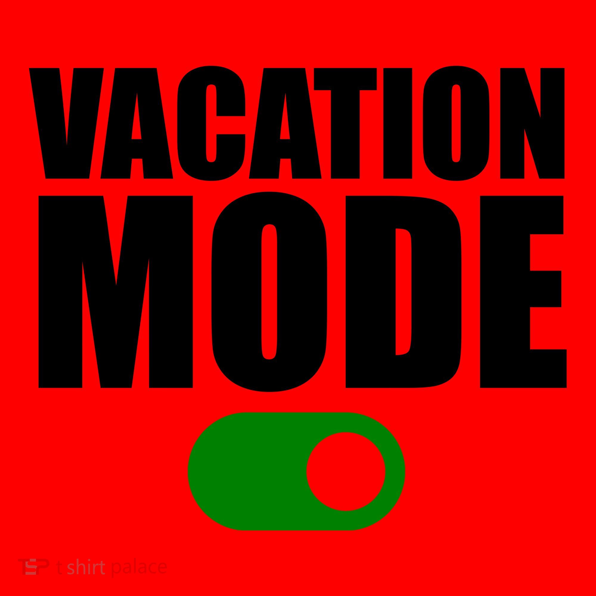 Vacation Mode On Santa Hat