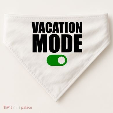 Vacation Mode On USA-Made Doggie Bandana
