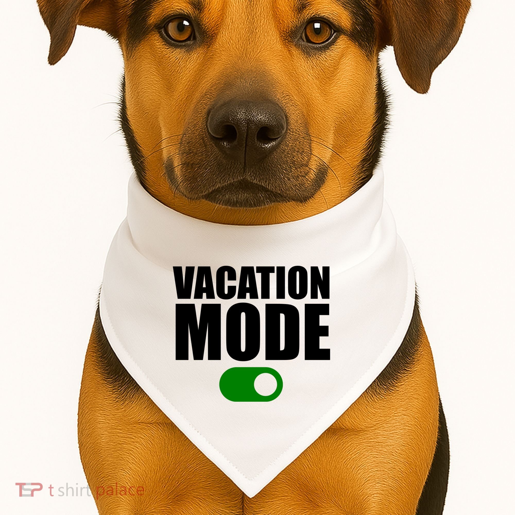 Vacation Mode On USA-Made Doggie Bandana