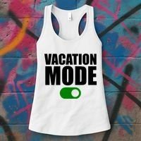 Vacation Mode On Women's Tank Top thumb 3