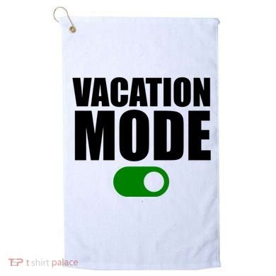 Vacation Mode On Golf Towel