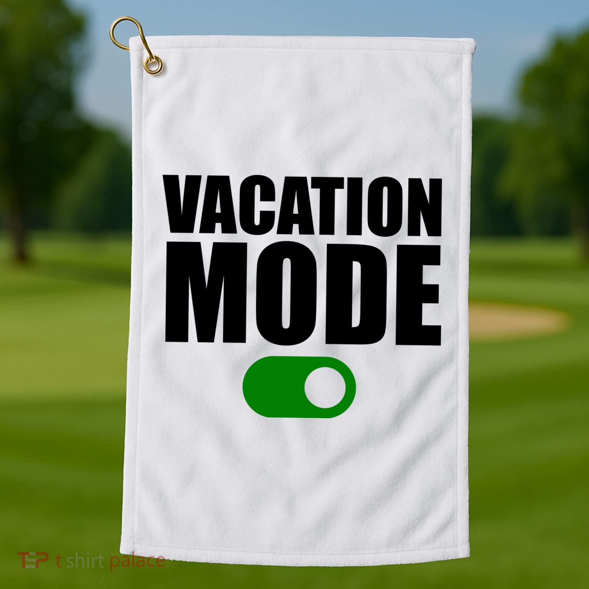 Vacation Mode On Golf Towel