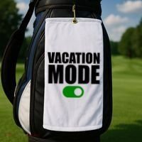 Vacation Mode On Golf Towel thumb 2