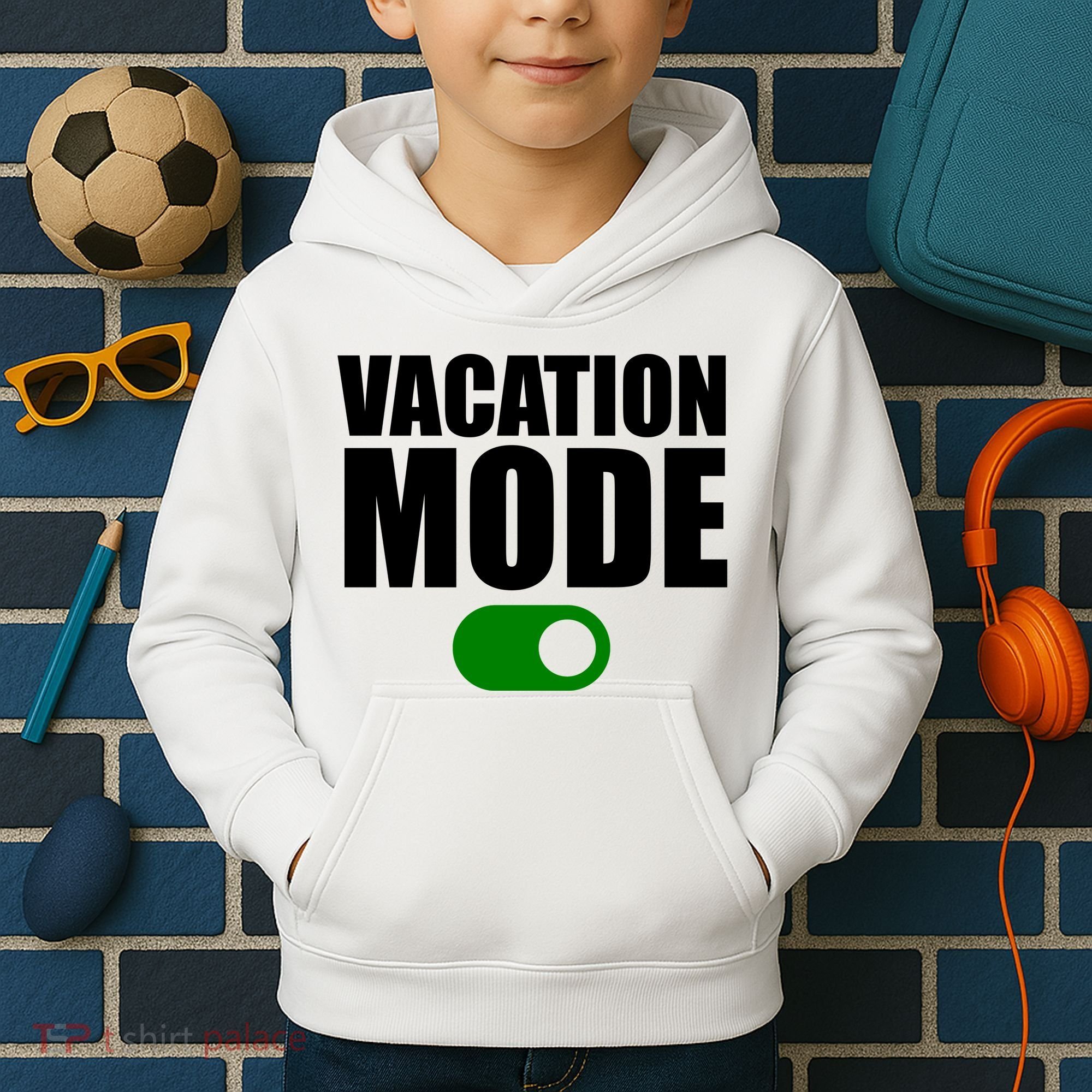 Vacation Mode On Kids Hoodie