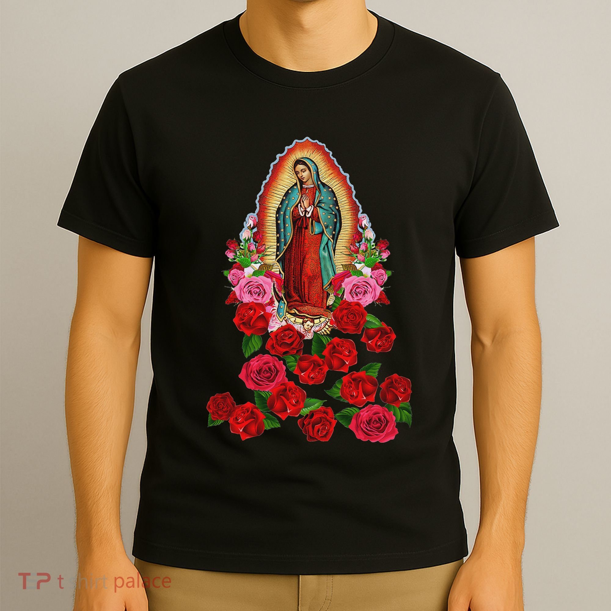 Virgin Mary Our Lady Of Guadalupe Catholic Saint T-Shirt