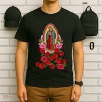 Virgin Mary Our Lady Of Guadalupe Catholic Saint T-Shirt thumb 6
