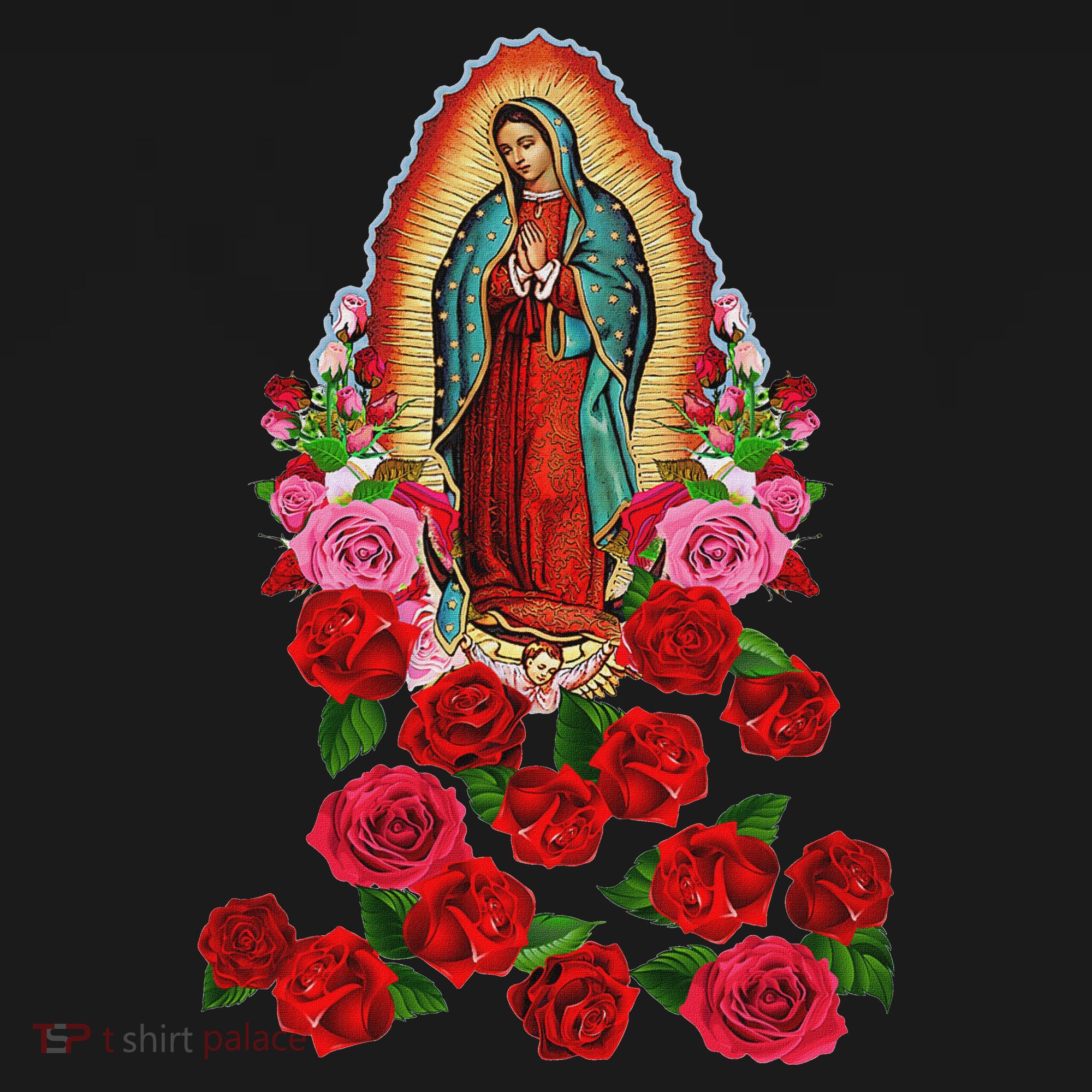 Virgin Mary Our Lady Of Guadalupe Catholic Saint T-Shirt