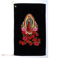 Virgin Mary Our Lady Of Guadalupe Catholic Saint Golf Towel thumb 0