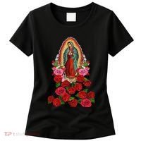 Virgin Mary Our Lady Of Guadalupe Catholic Saint Women's T-Shirt thumb 0