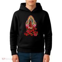 Virgin Mary Our Lady Of Guadalupe Catholic Saint Kids Hoodie thumb 4