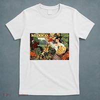 Vintage Mexico Poster Pin Up Fruits And Land T-Shirt thumb 5