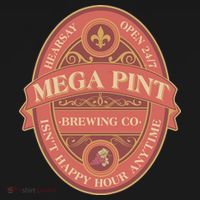 Vintage Mega Pint Hearsay Open 24 7 Brewing Co Alcohol Label Tank Top thumb 6