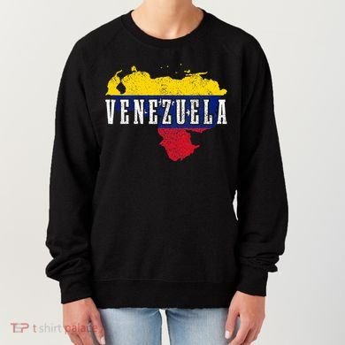 Venezuela Map Pride Venezuelan Flag Women's Sweatshirt