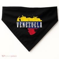 Venezuela Map Pride Venezuelan Flag USA-Made Doggie Bandana thumb 0