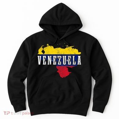 Venezuela Map Pride Venezuelan Flag Hoodie