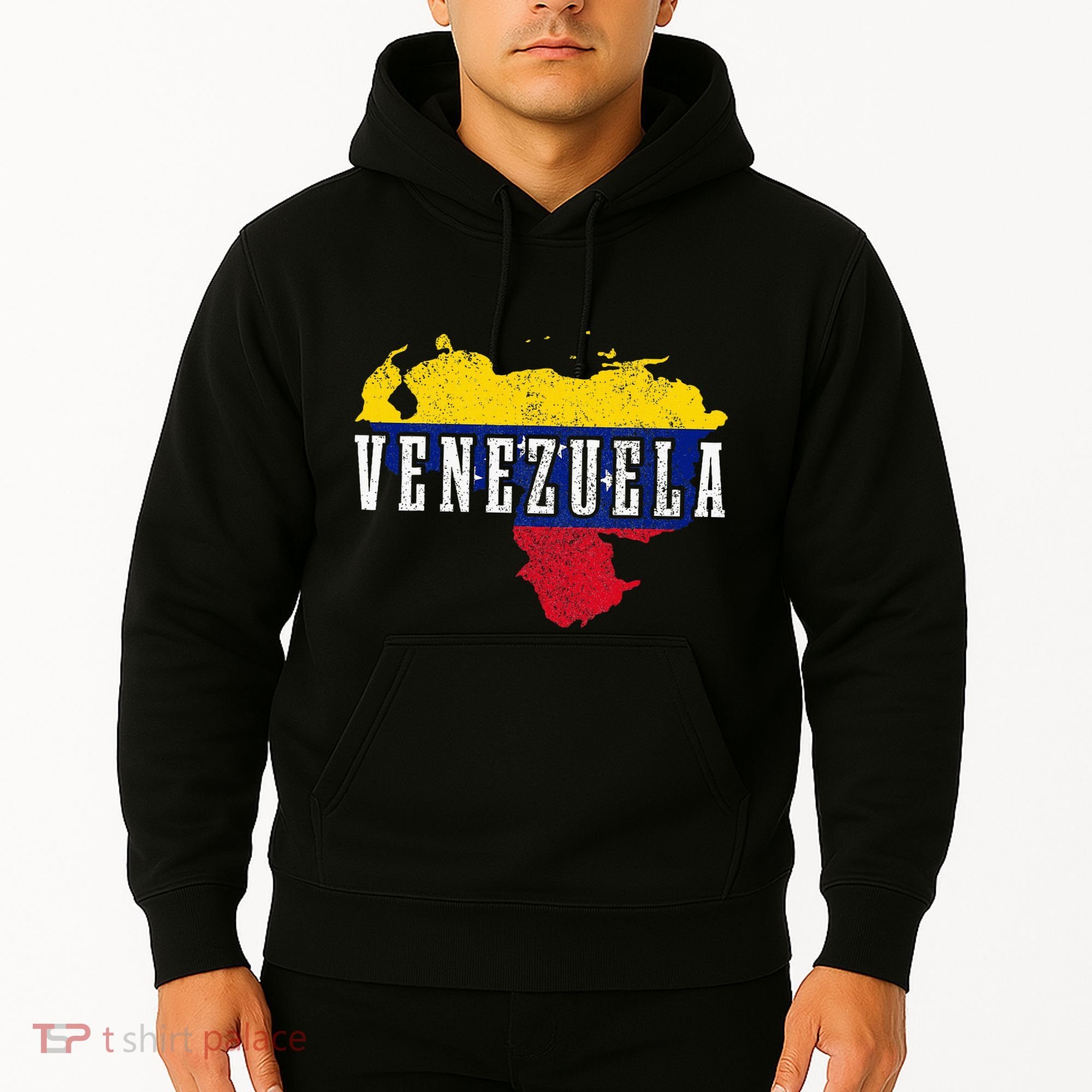 Venezuela Map Pride Venezuelan Flag Hoodie