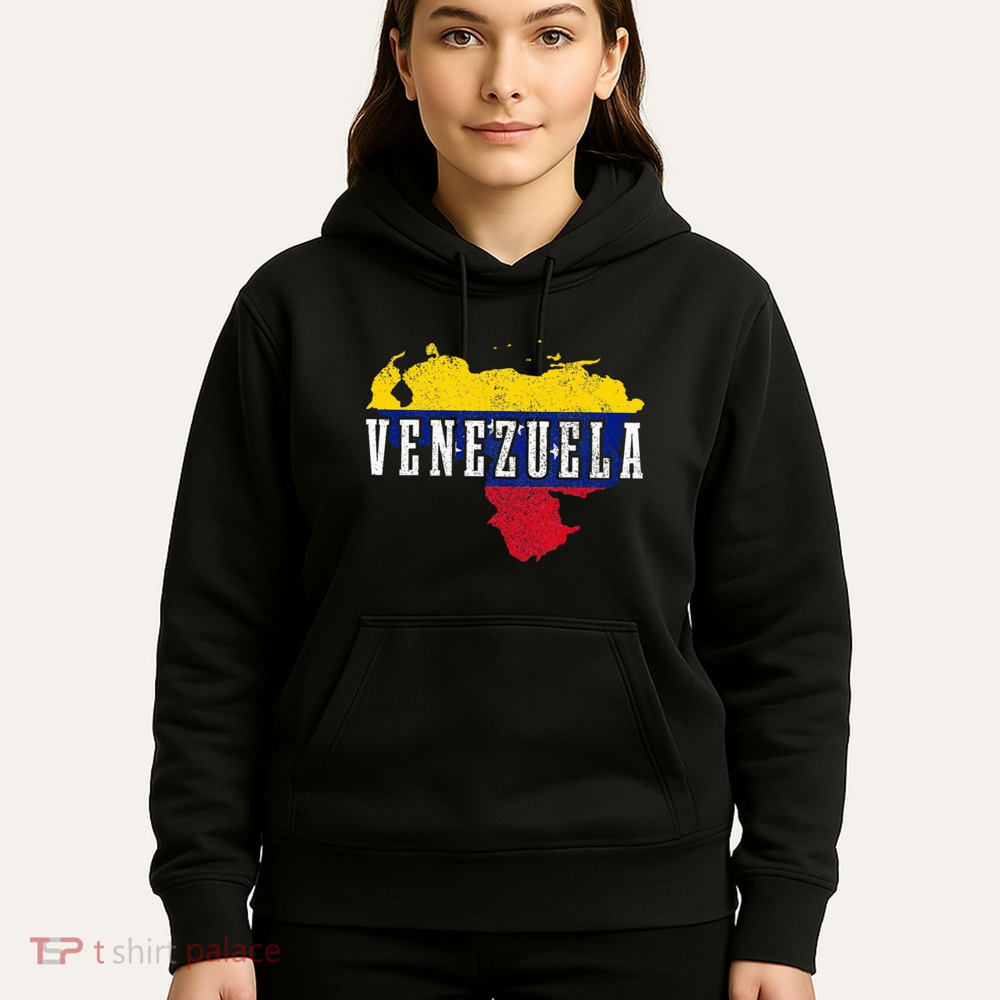 Venezuela Map Pride Venezuelan Flag Hoodie