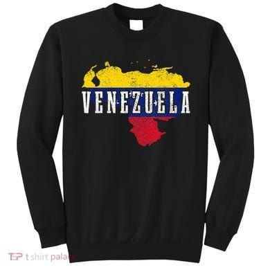 Venezuela Map Pride Venezuelan Flag Sweatshirt