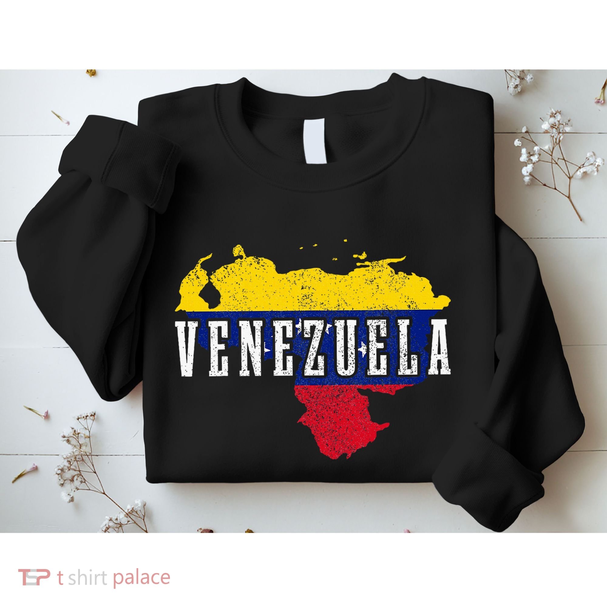 Venezuela Map Pride Venezuelan Flag Sweatshirt