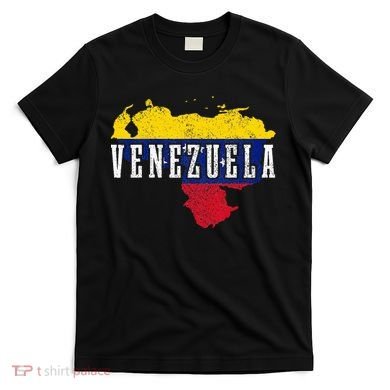Venezuela Map Pride Venezuelan Flag T-Shirt
