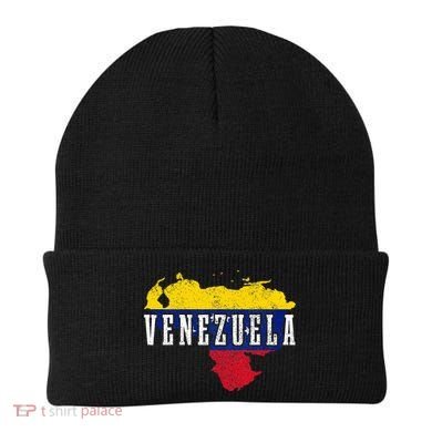 Venezuela Map Pride Venezuelan Flag Beanie