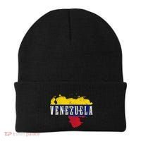 Venezuela Map Pride Venezuelan Flag Beanie thumb 0
