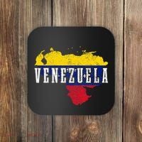 Venezuela Map Pride Venezuelan Flag Coaster thumb 0