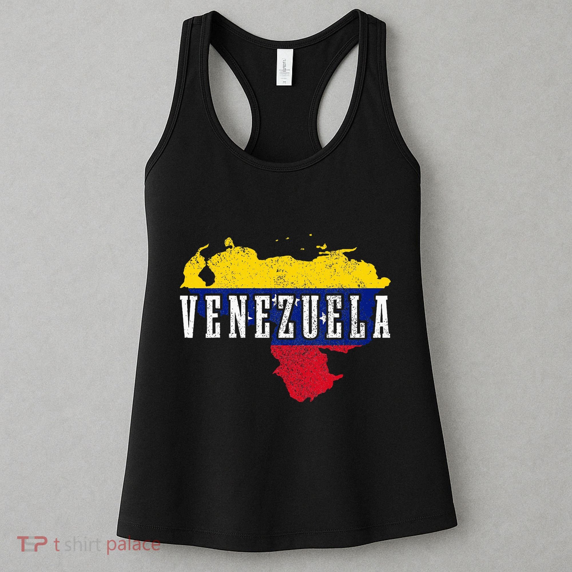 Venezuela Map Pride Venezuelan Flag Women's Tank Top