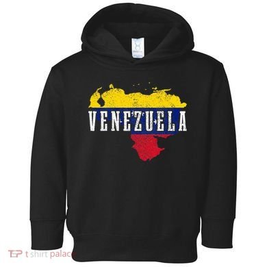 Venezuela Map Pride Venezuelan Flag Toddler Hoodie