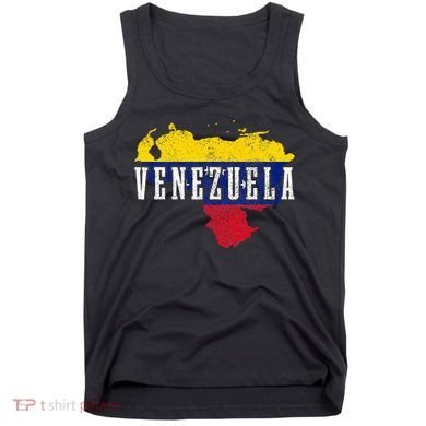 Venezuela Map Pride Venezuelan Flag Tank Top
