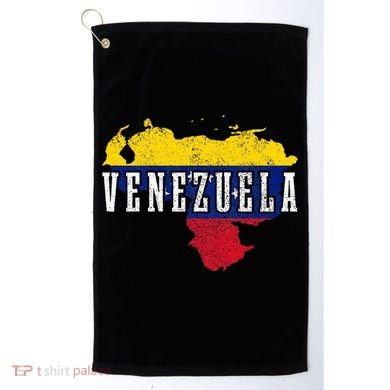 Venezuela Map Pride Venezuelan Flag Golf Towel