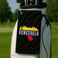 Venezuela Map Pride Venezuelan Flag Golf Towel thumb 2