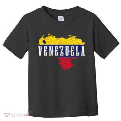 Venezuela Map Pride Venezuelan Flag Toddler T-Shirt