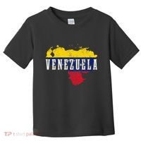 Venezuela Map Pride Venezuelan Flag Toddler T-Shirt thumb 0