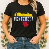 Venezuela Map Pride Venezuelan Flag Women's T-Shirt thumb 2