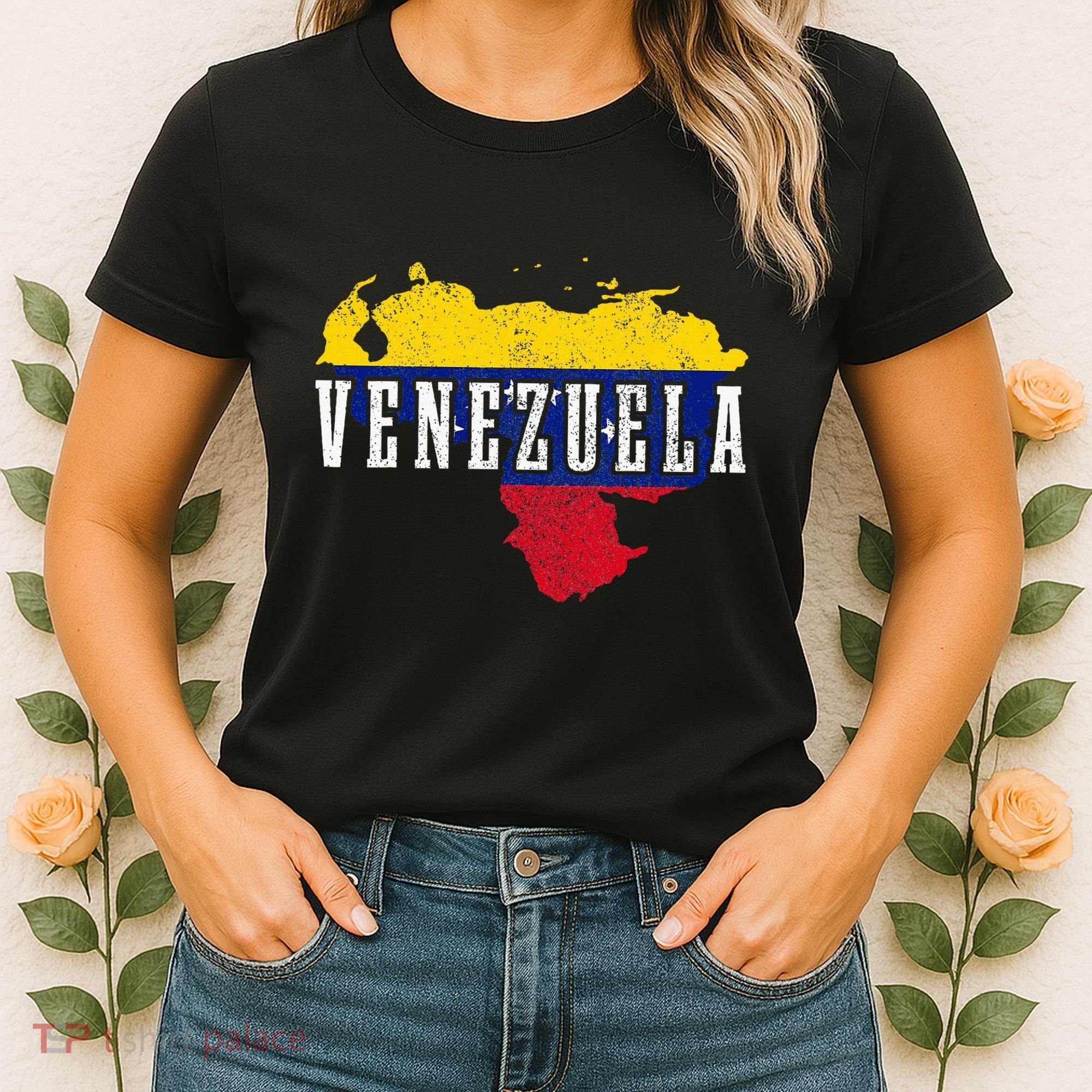 Venezuela Map Pride Venezuelan Flag Women's T-Shirt