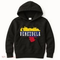 Venezuela Map Pride Venezuelan Flag Kids Hoodie thumb 0
