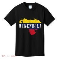 Venezuela Map Pride Venezuelan Flag Kids T-Shirt thumb 0