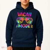 Vacay Mode Palm Tree Beach Vacation Summer Getaway Holiday Hoodie thumb 2