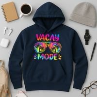 Vacay Mode Palm Tree Beach Vacation Summer Getaway Holiday Hoodie thumb 3