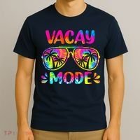 Vacay Mode Palm Tree Beach Vacation Summer Getaway Holiday T-Shirt thumb 3