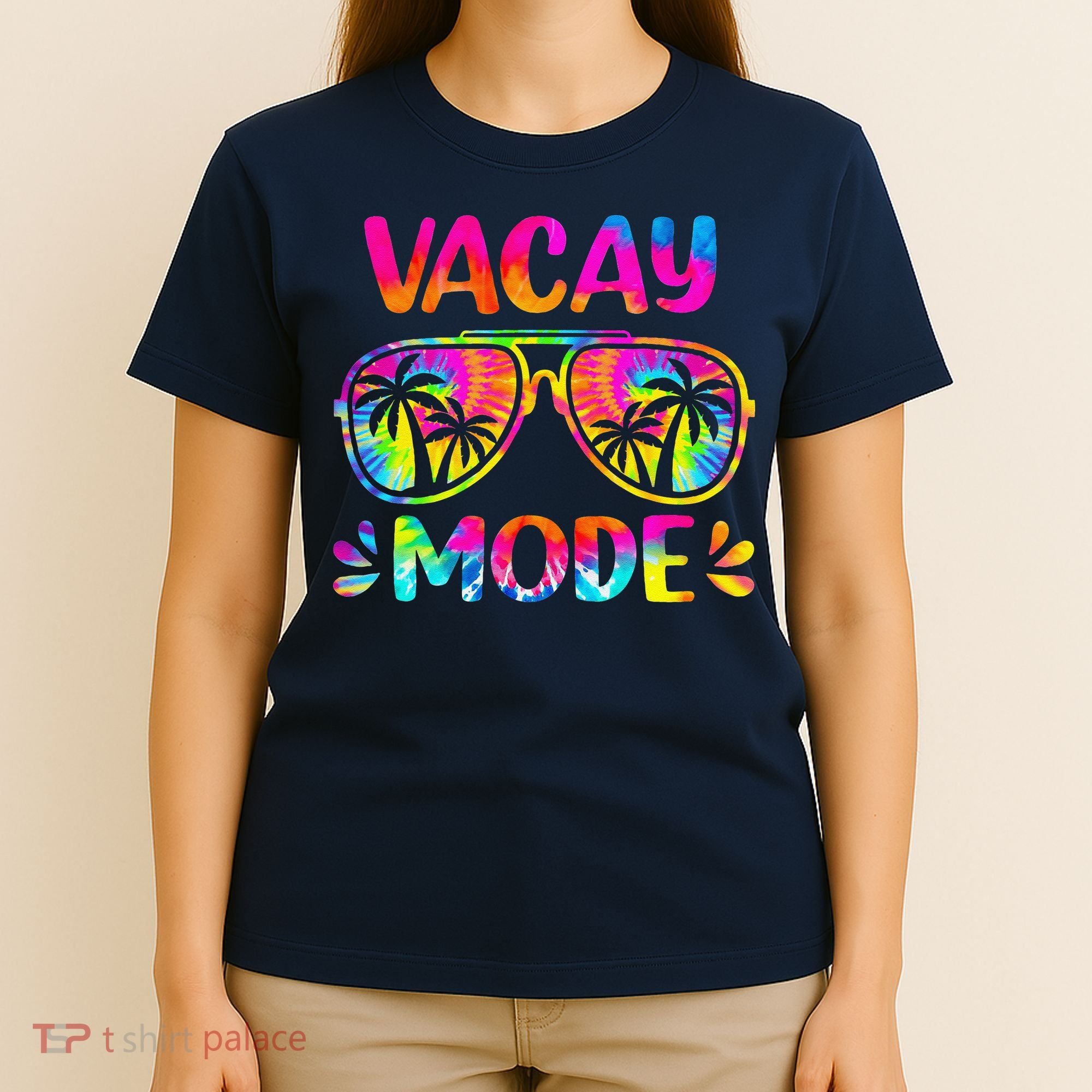 Vacay Mode Palm Tree Beach Vacation Summer Getaway Holiday T-Shirt