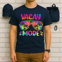 Vacay Mode Palm Tree Beach Vacation Summer Getaway Holiday T-Shirt thumb 6